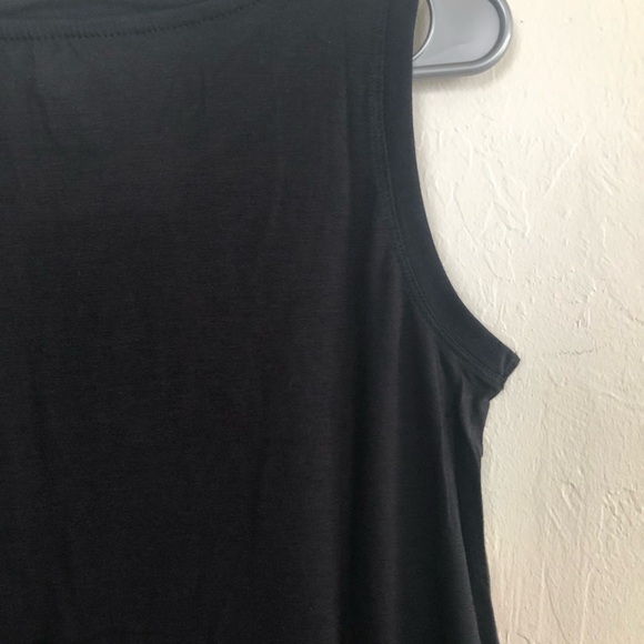 ATHLETIC WORKS Womens Tank Top XS 0-2 Graphics Black New - Picture 7 of 12